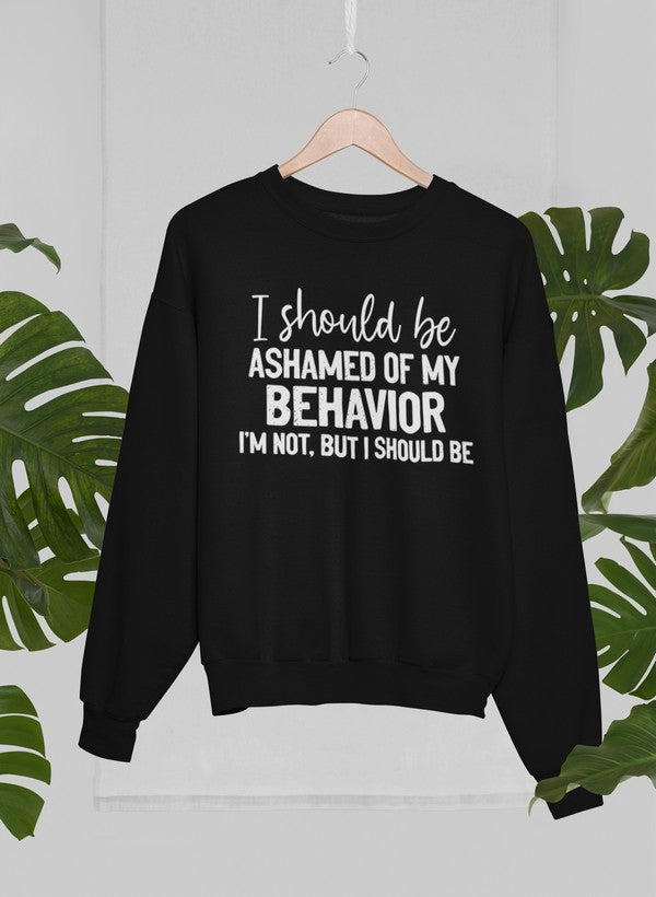My Behavior Sweat Shirt